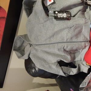 Quad Seven Kids Gray Zip-Up Hoodie NWT size 7